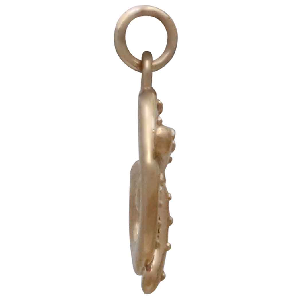 Bronze Pretzel Charm - Tia Tynette Designs