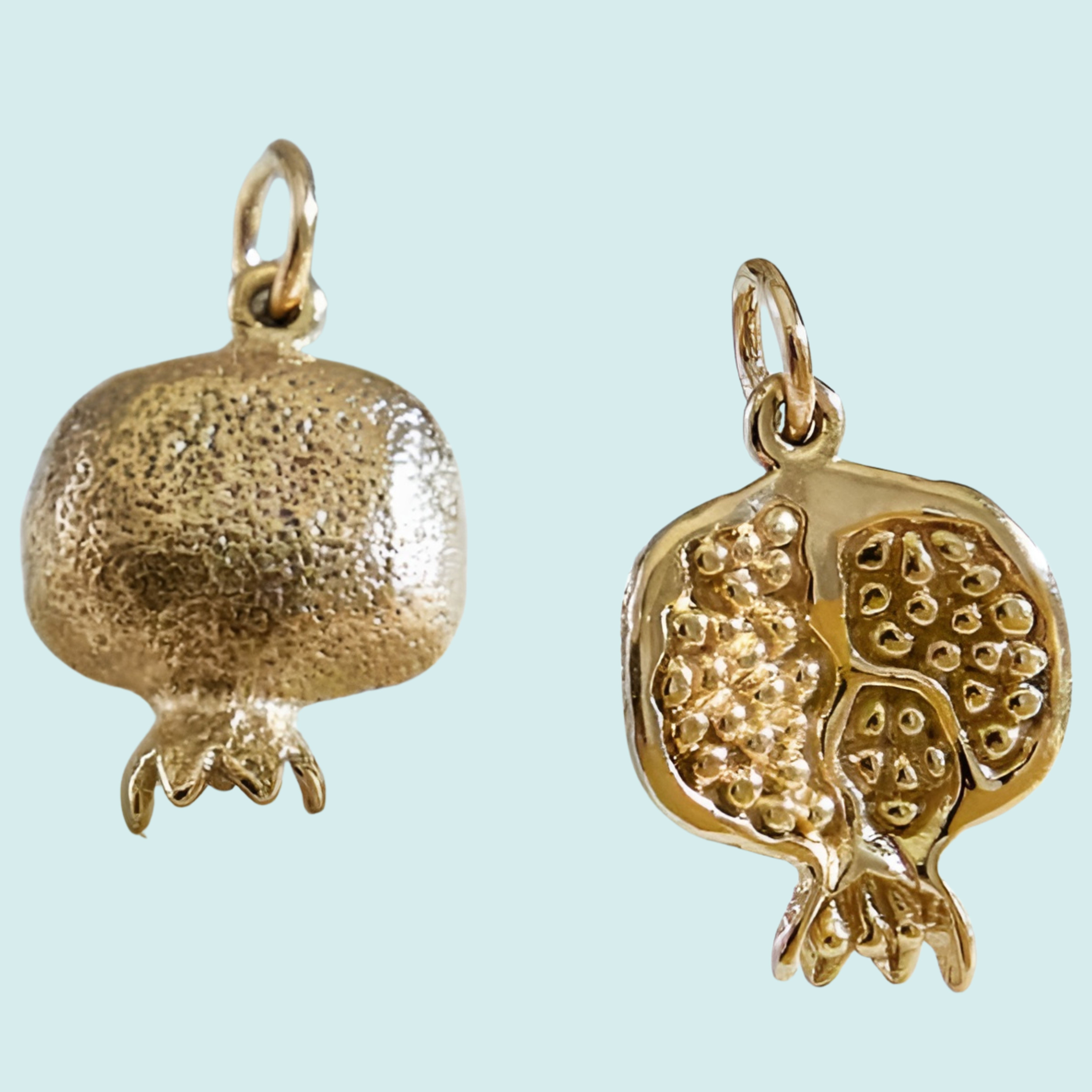 Sterling Silver Pomegranate Charm