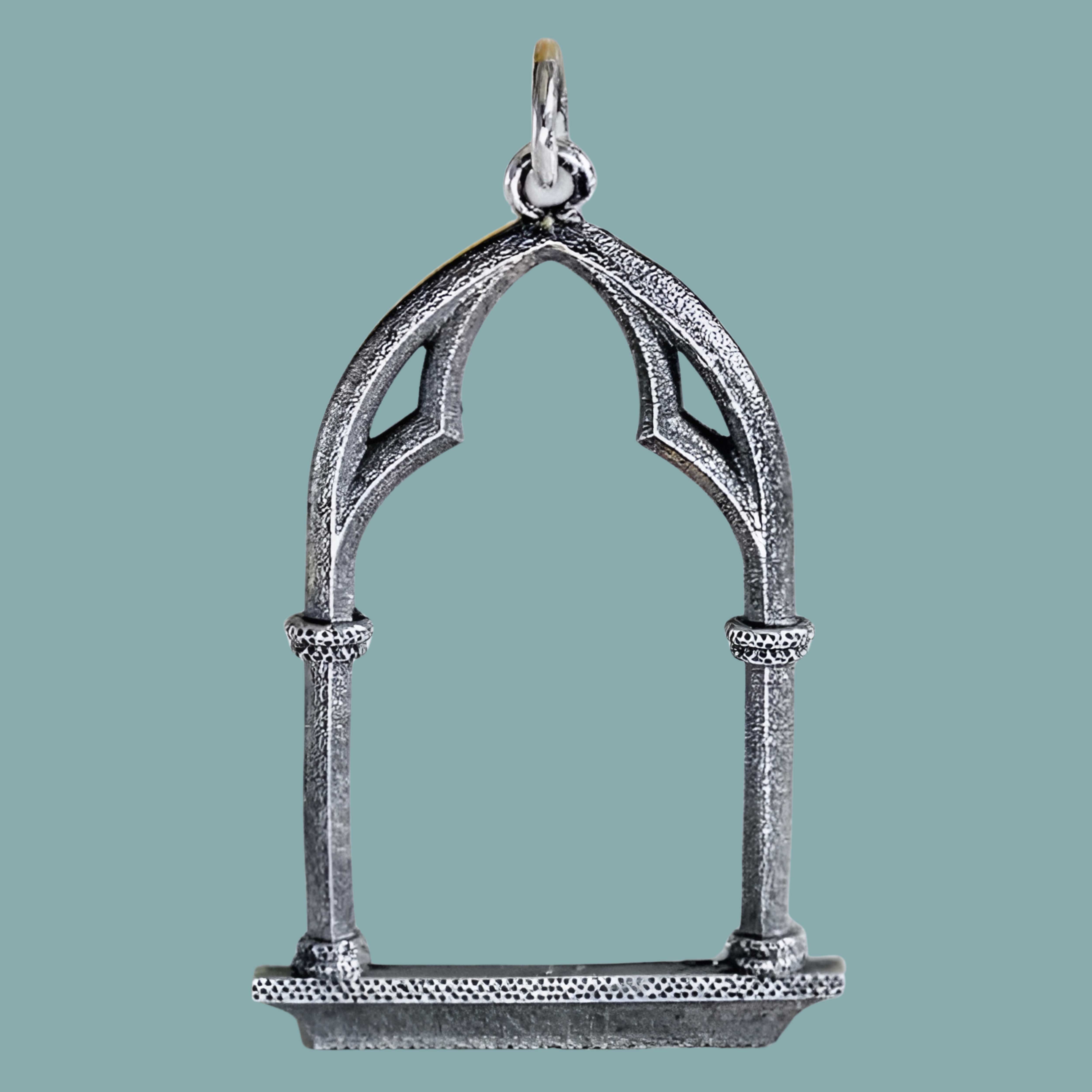 Sterling Silver Gothic Window Charm - Tia Tynette Designs