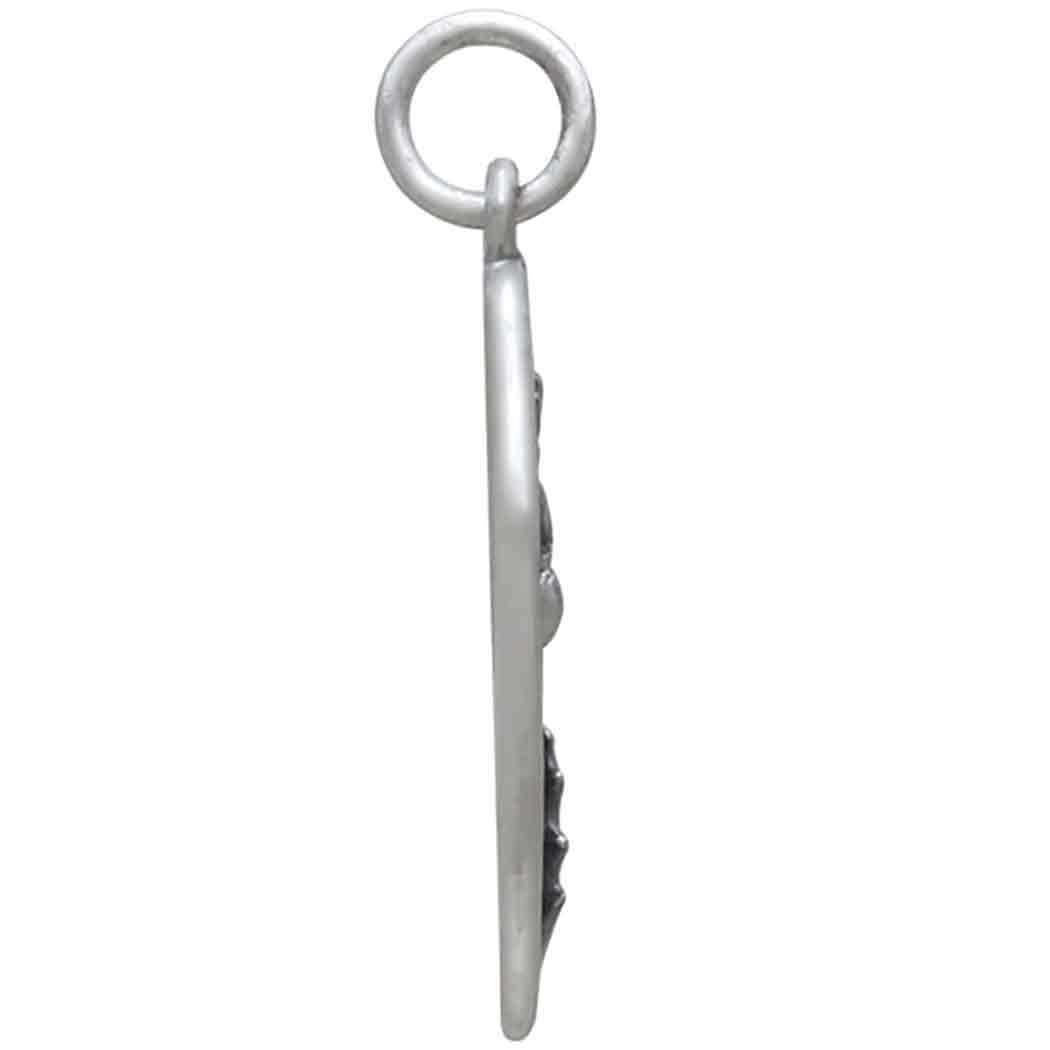 Silver Daisy Charm - April Birthflower - Tia Tynette Designs