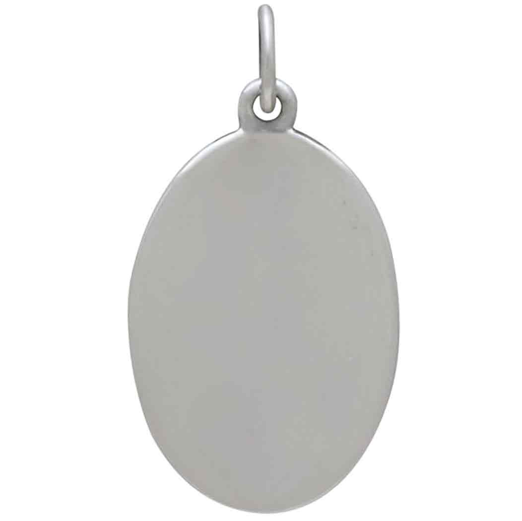 Silver Poppy Charm - August Birthflower - Tia Tynette Designs