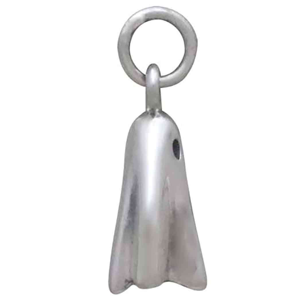 Sterling Silver 3D Ghost Charm - Poppies Jewelry
