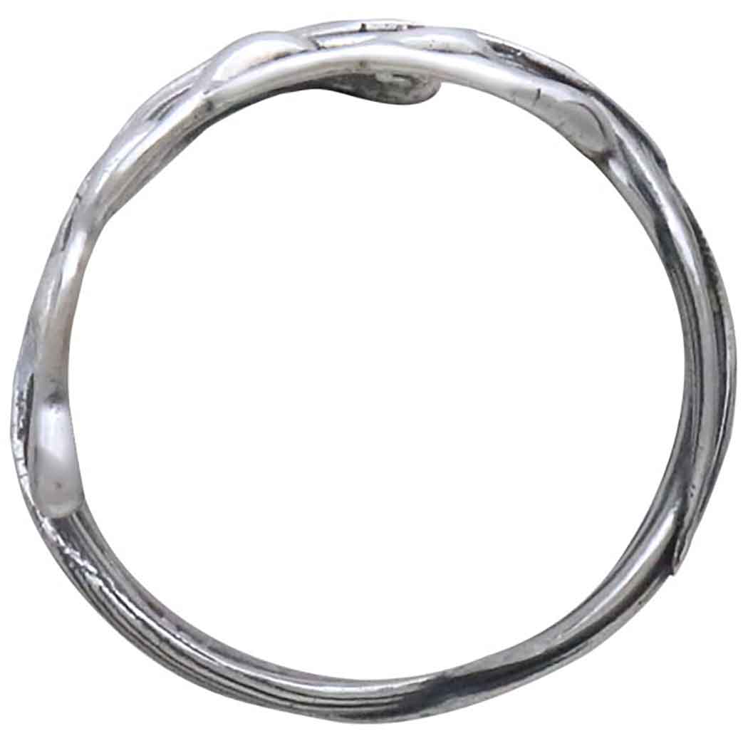 Sterling Silver Adjustable Kelp Ring