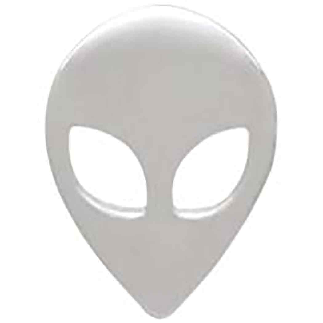 Sterling Silver Alien Post Earrings