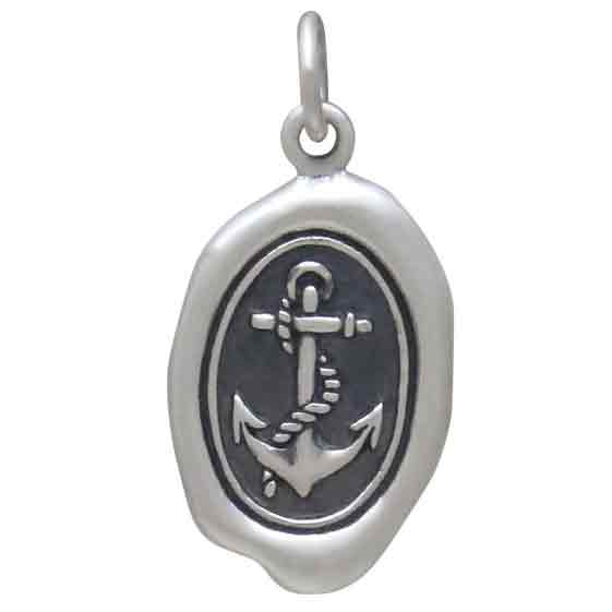 Sterling Silver Anchor Wax Seal