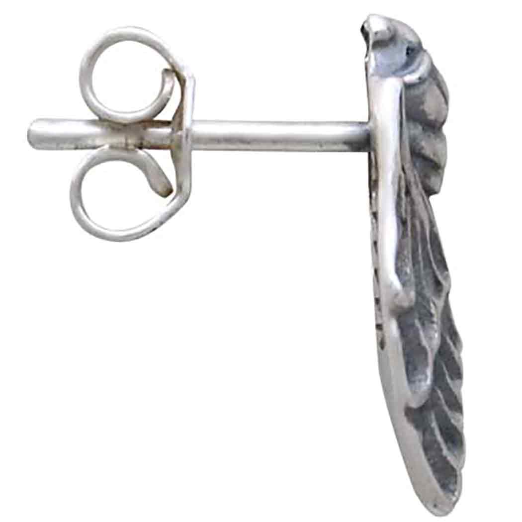 Sterling Silver Cicada Post Earrings - Poppies Jewelry
