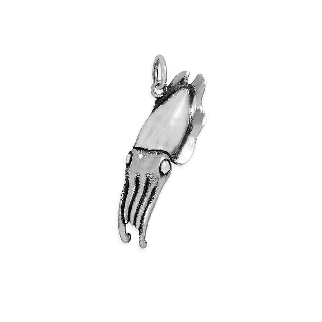 Sterling Silver Cuttlefish Charm