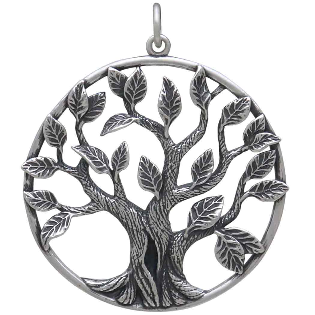 Sterling Silver Dimensional Tree of Life Pendant