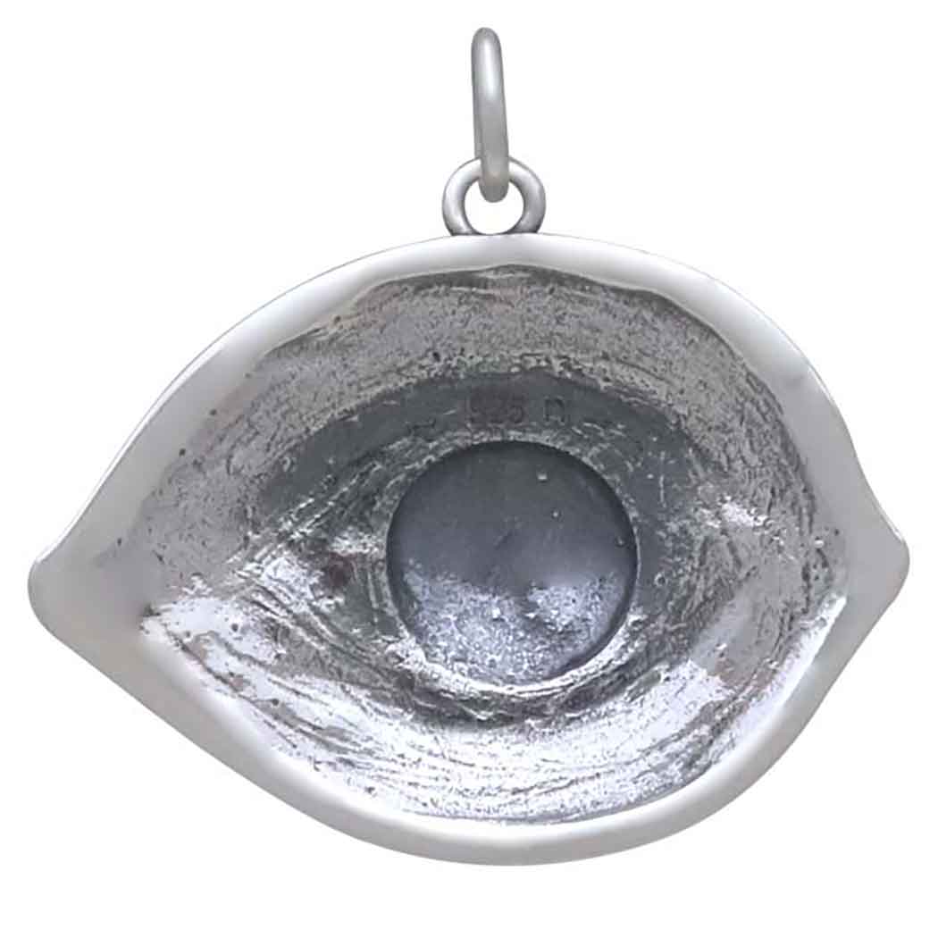 Sterling Silver Dragon Eye Pendant - Poppies Jewelry