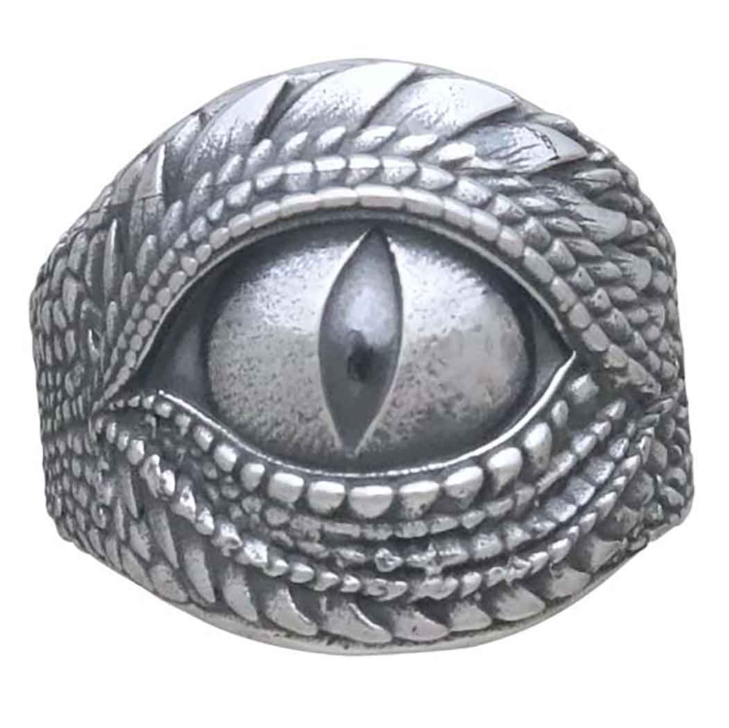 Sterling Silver Dragon Eye Ring - Poppies Jewelry