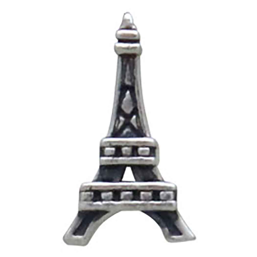 Sterling Silver Eiffel Tower Post Earrings - Poppies Beads N' More