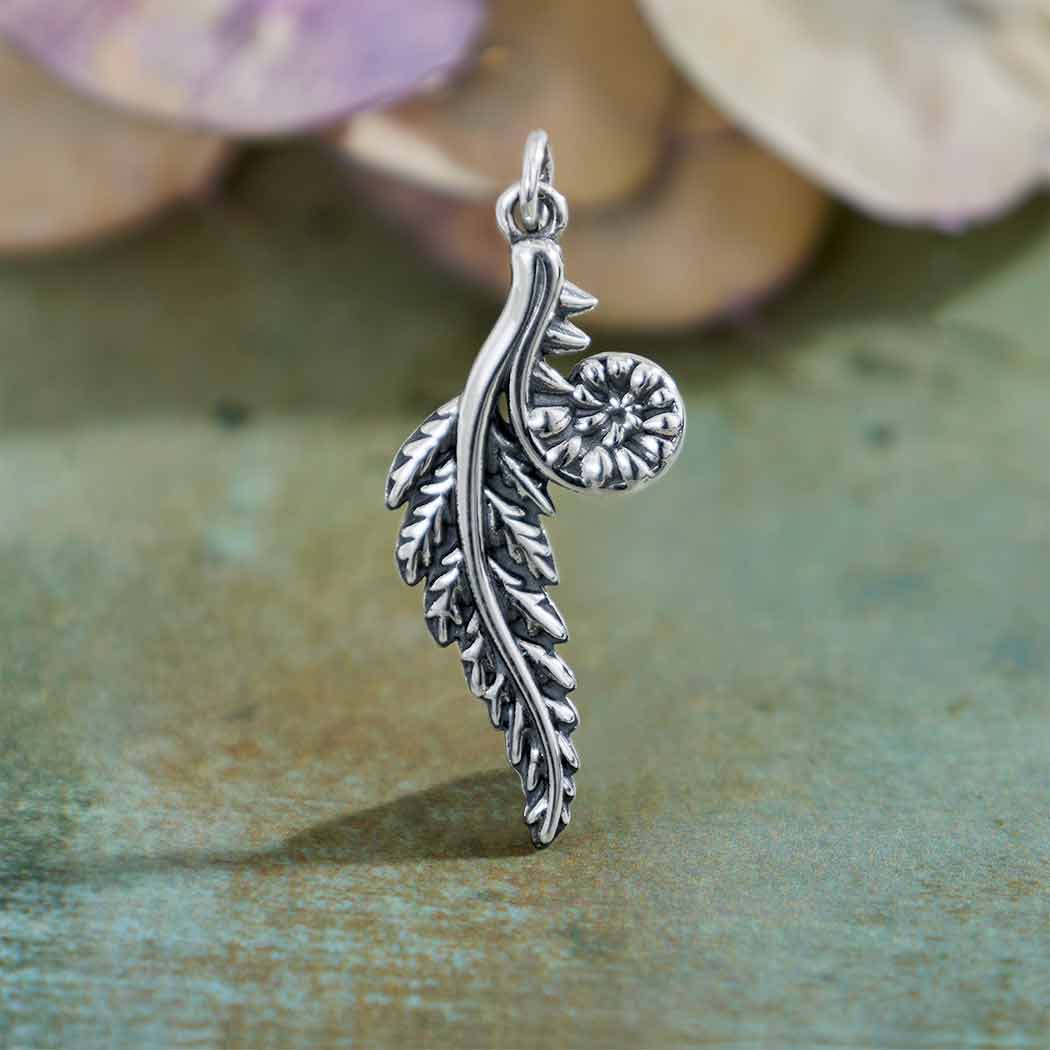 Sterling Silver Fern Pendant