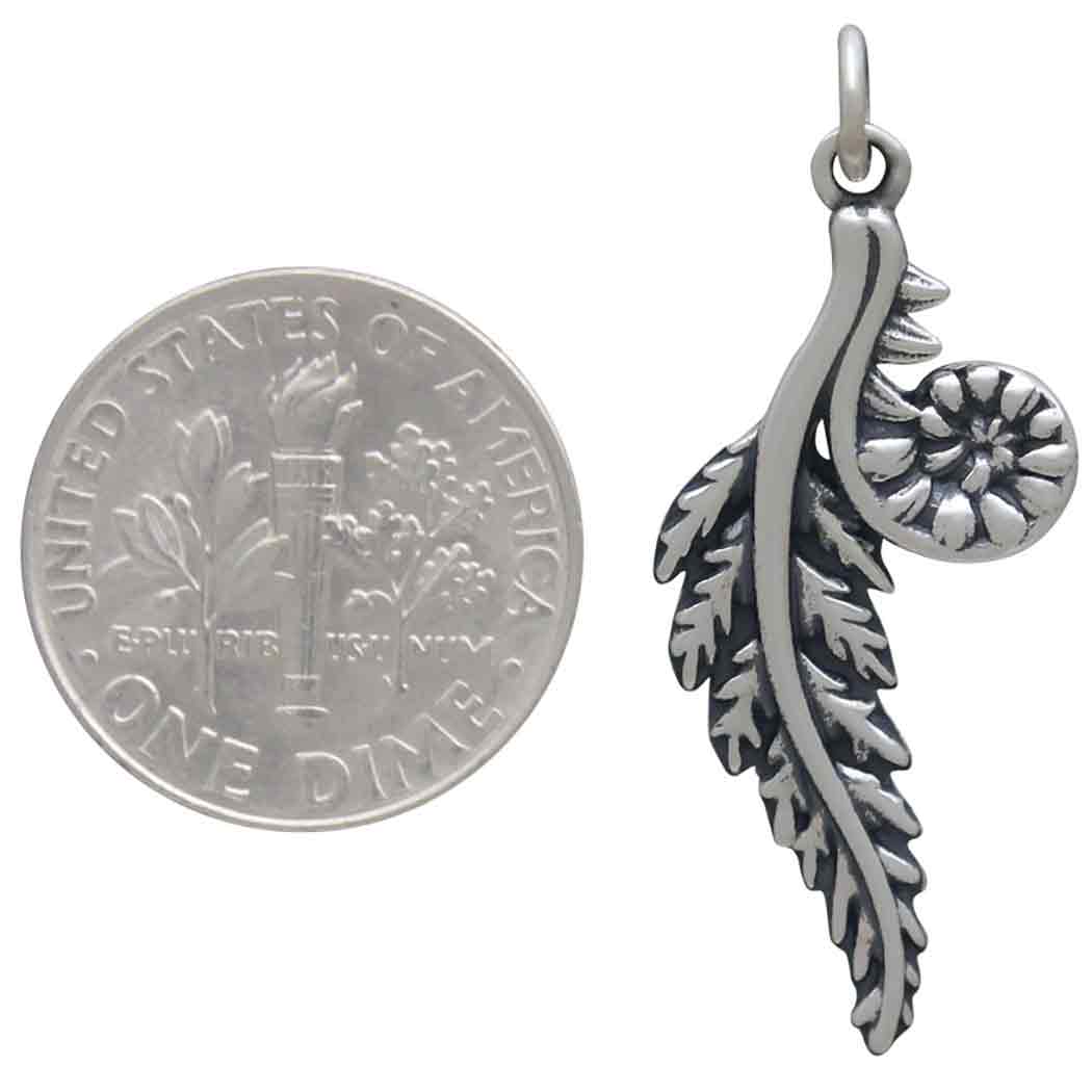 Sterling Silver Fern Pendant