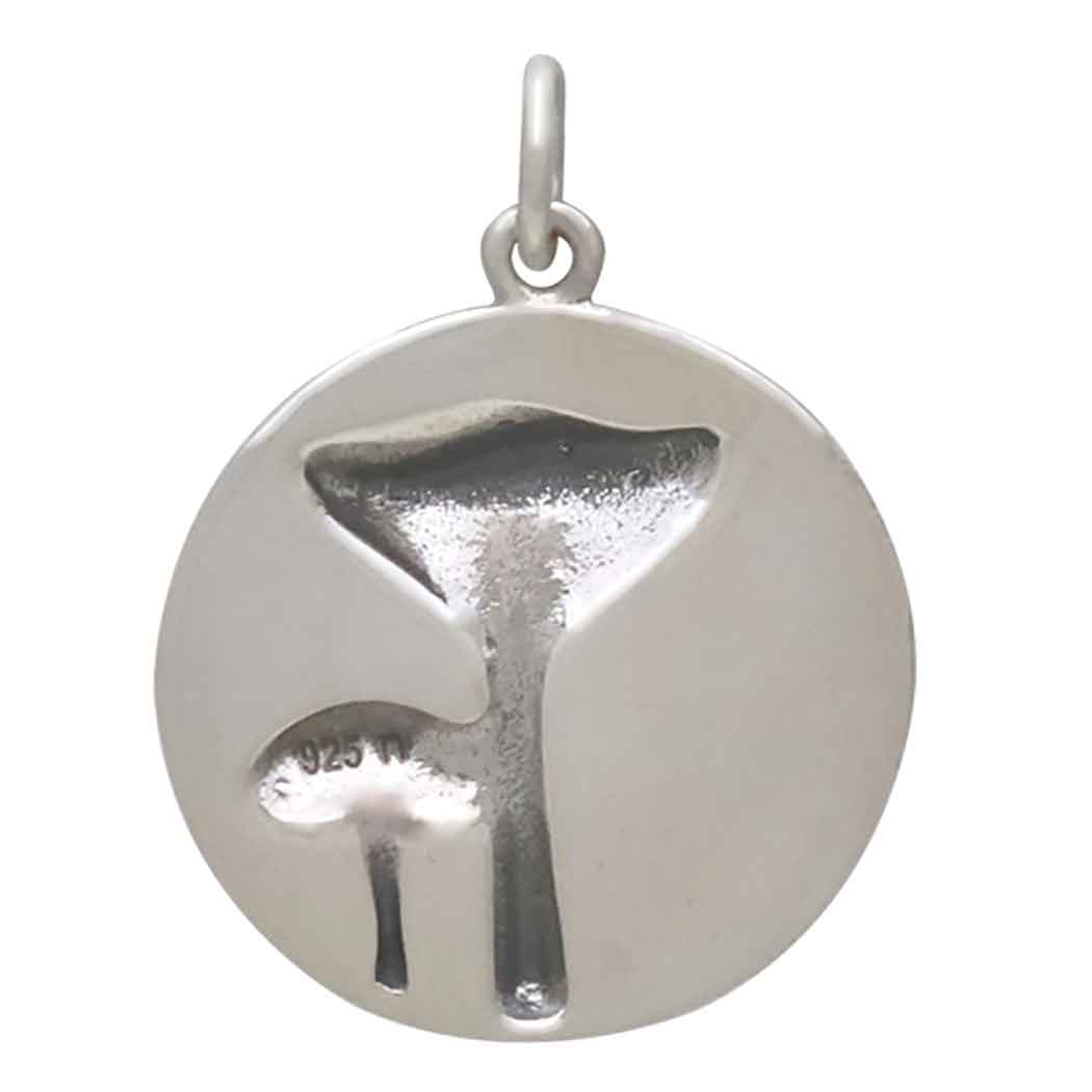 Sterling Silver Five Mushrooms Charm - Tia Tynette Designs