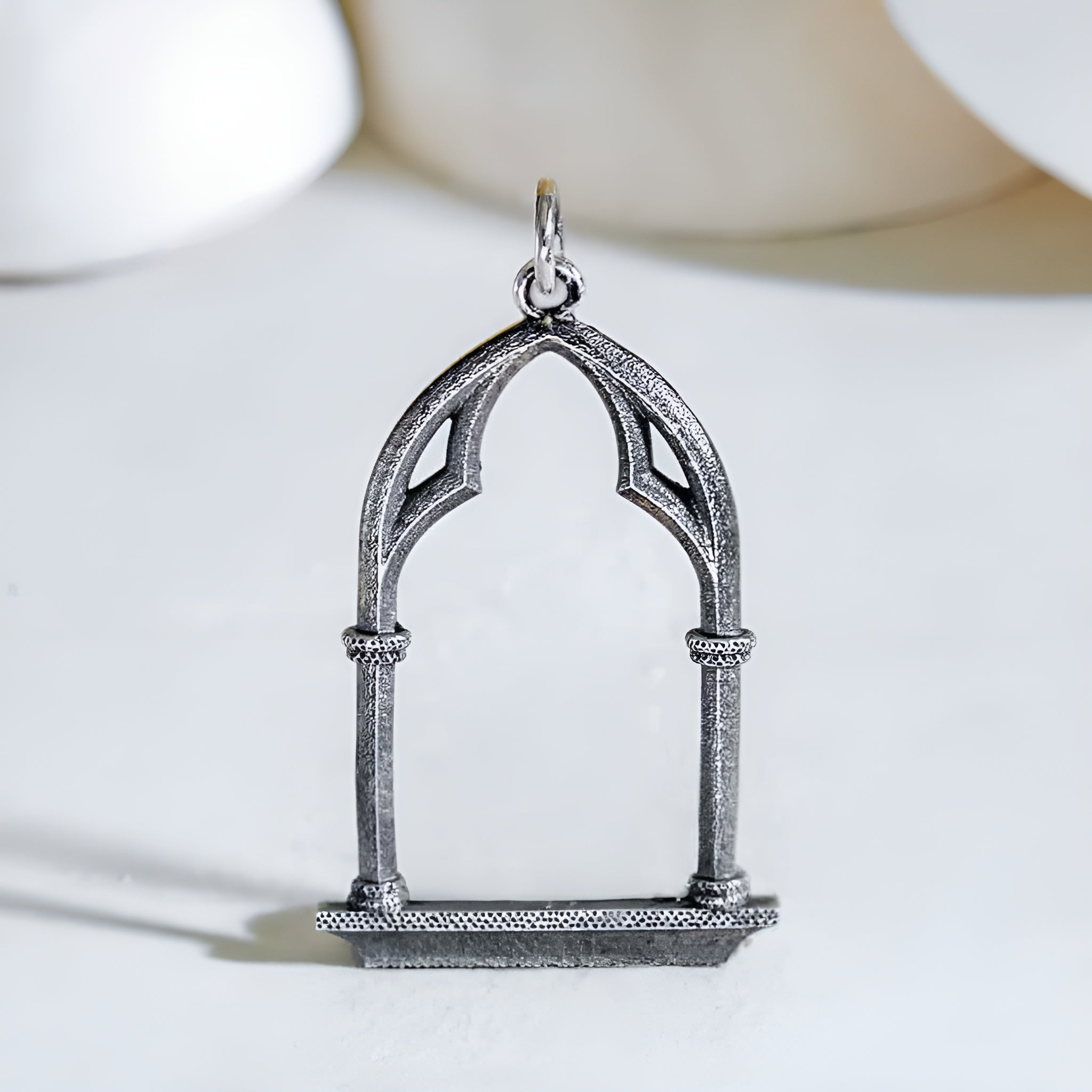 Sterling Silver Gothic Window Charm - Tia Tynette Designs