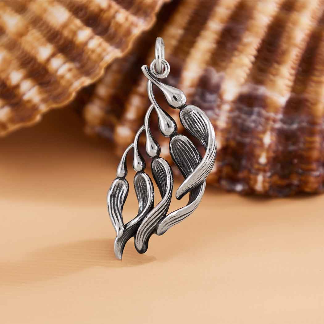 Sterling Silver Kelp Pendant