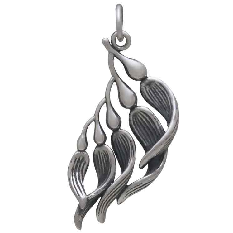 Sterling Silver Kelp Pendant