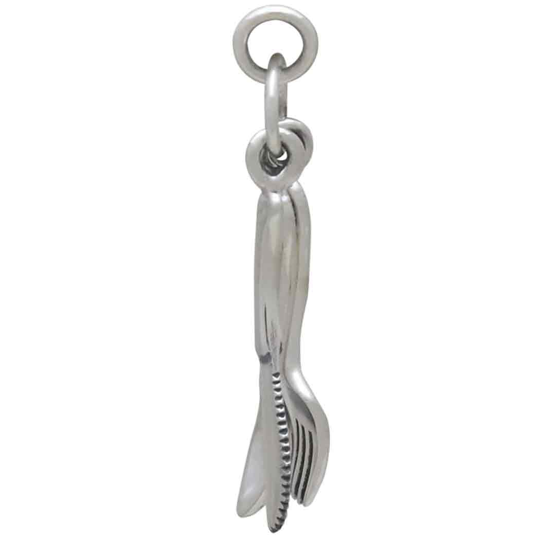 Sterling Silver Knife Spoon and Fork Charm