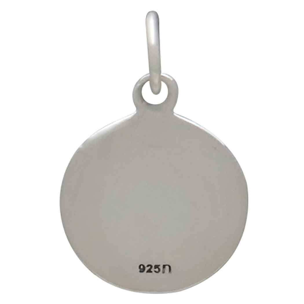 Sterling Silver Lucky 13 Coin Charm - Poppies Jewelry