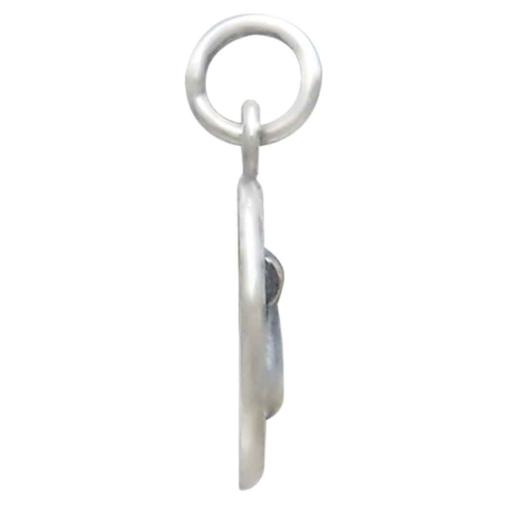 Sterling Silver Lucky 7 Coin Charm - Poppies Jewelry