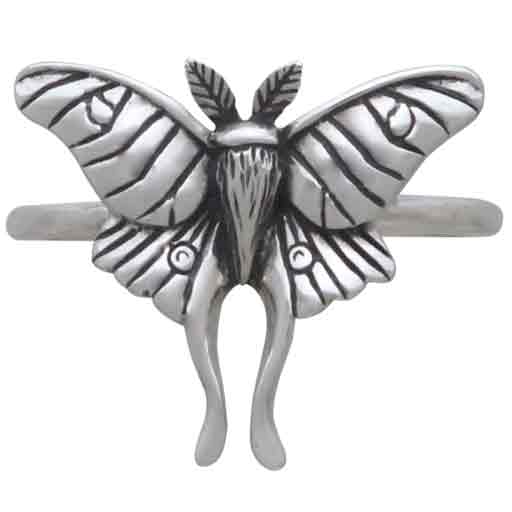 Luna Moth Ring