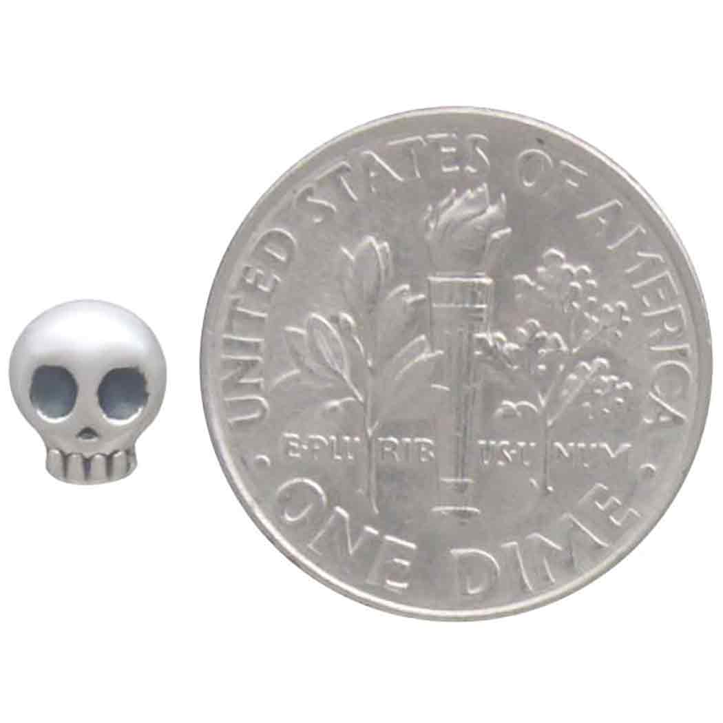 Mini Skull Post Earrings