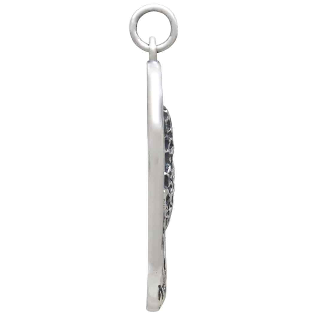 Sterling Silver Morel Mushroom Pendant - Tia Tynette Designs