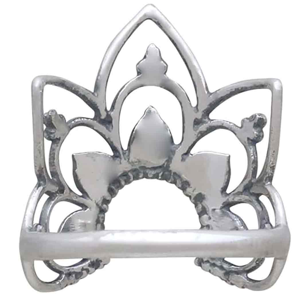Sterling Silver Openwork Mandala Ring