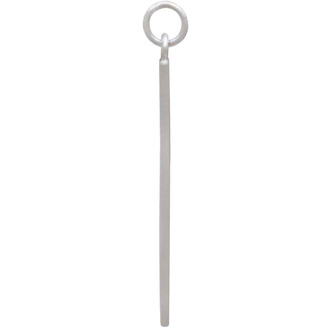 Sterling Silver Openwork Rectangle Link - Poppies Jewelry