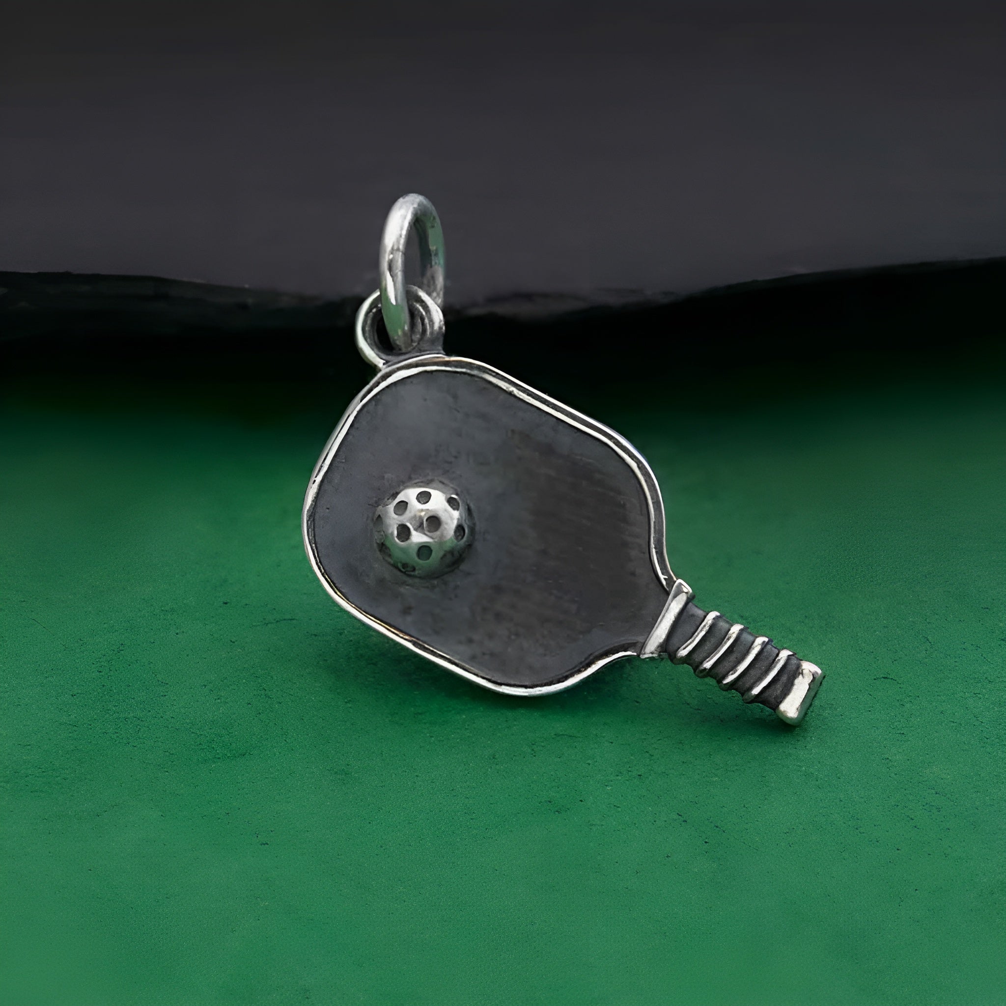 Pickleball Paddle and Ball Charm
