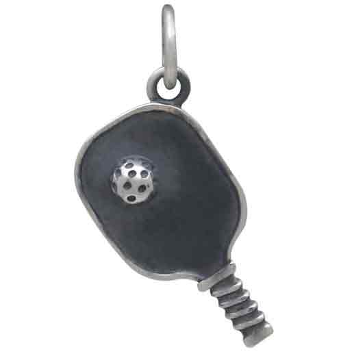 Pickleball Paddle and Ball Charm