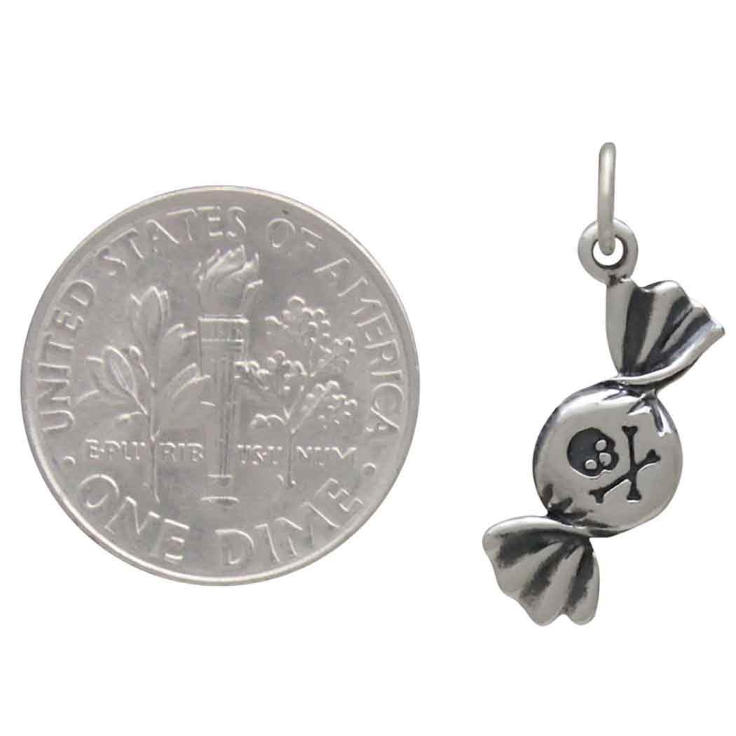 Sterling Silver Poison Candy Charm