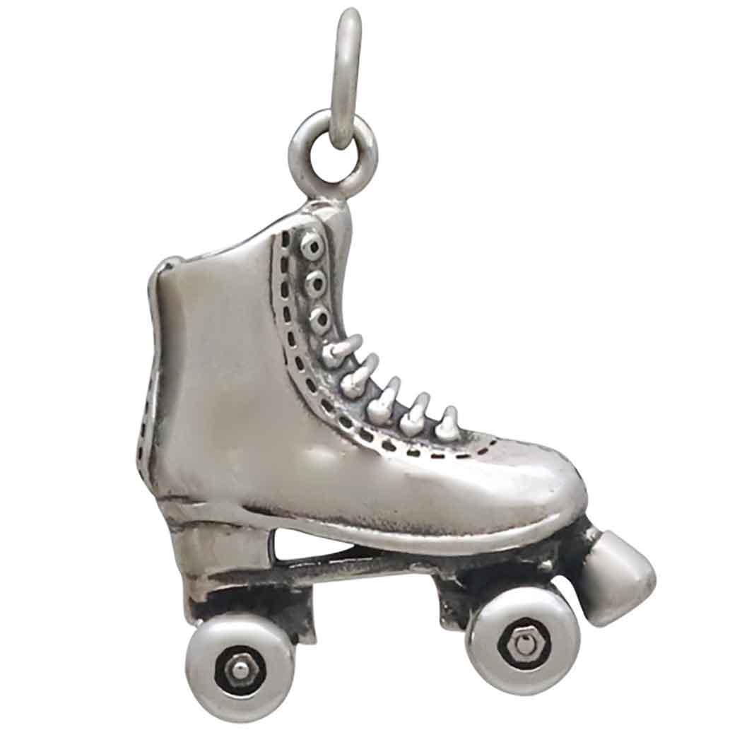 Sterling Silver Roller Skate Charm - Tia Tynette Designs