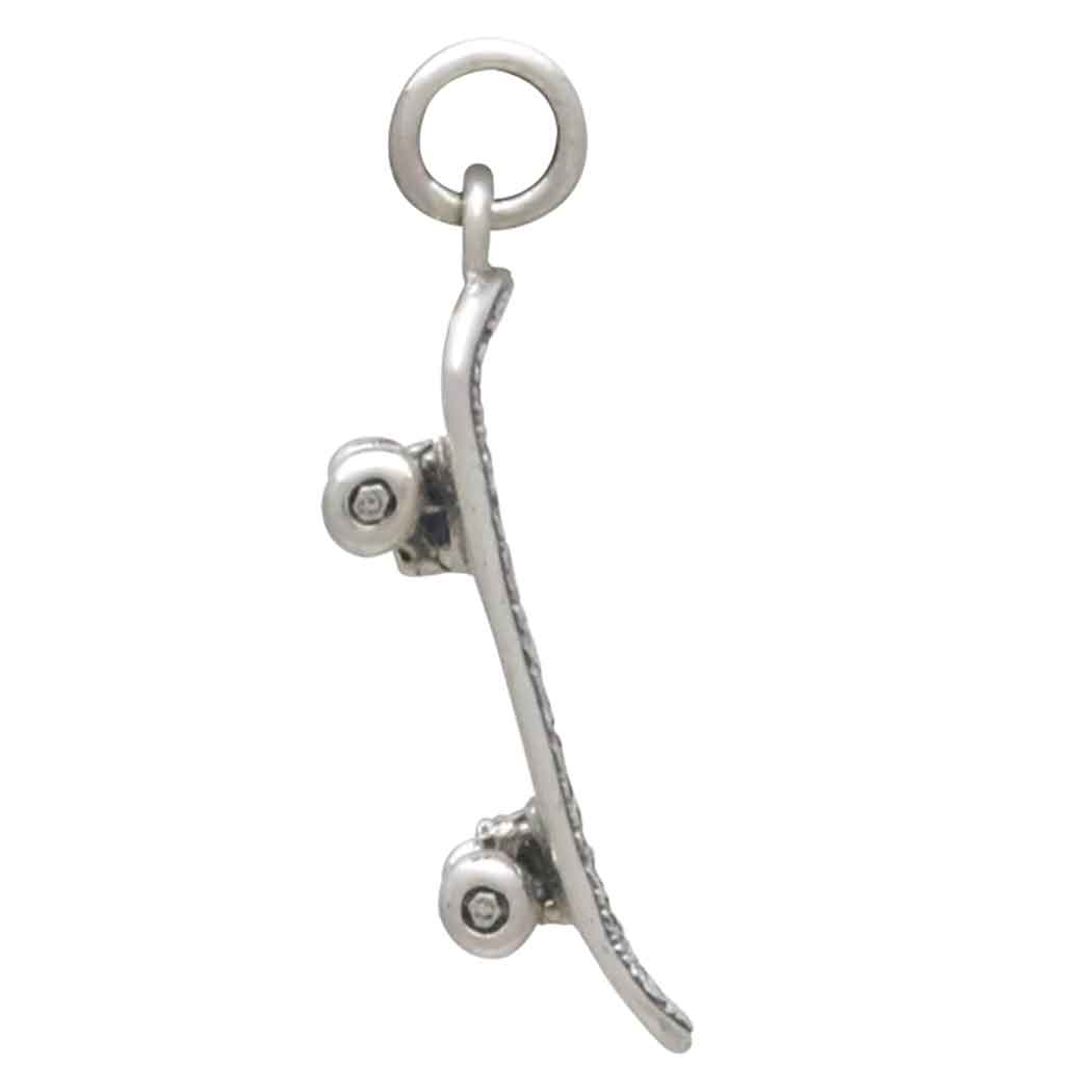Sterling Silver Skateboard Charm - Tia Tynette Designs