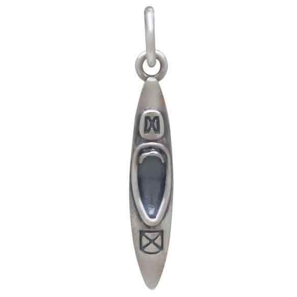 Sterling Silver Small Kayak Charm