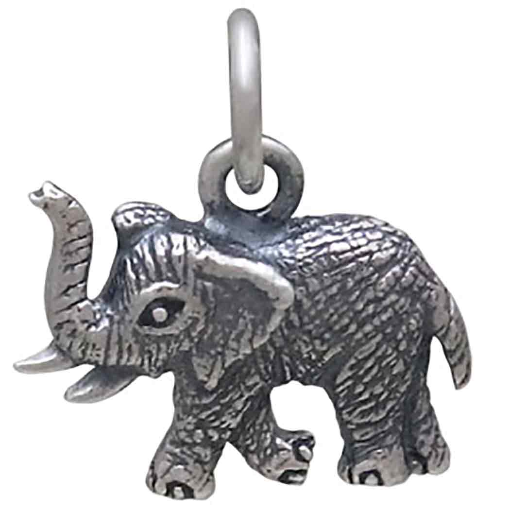 Sterling Silver Tiny Elephant Charm