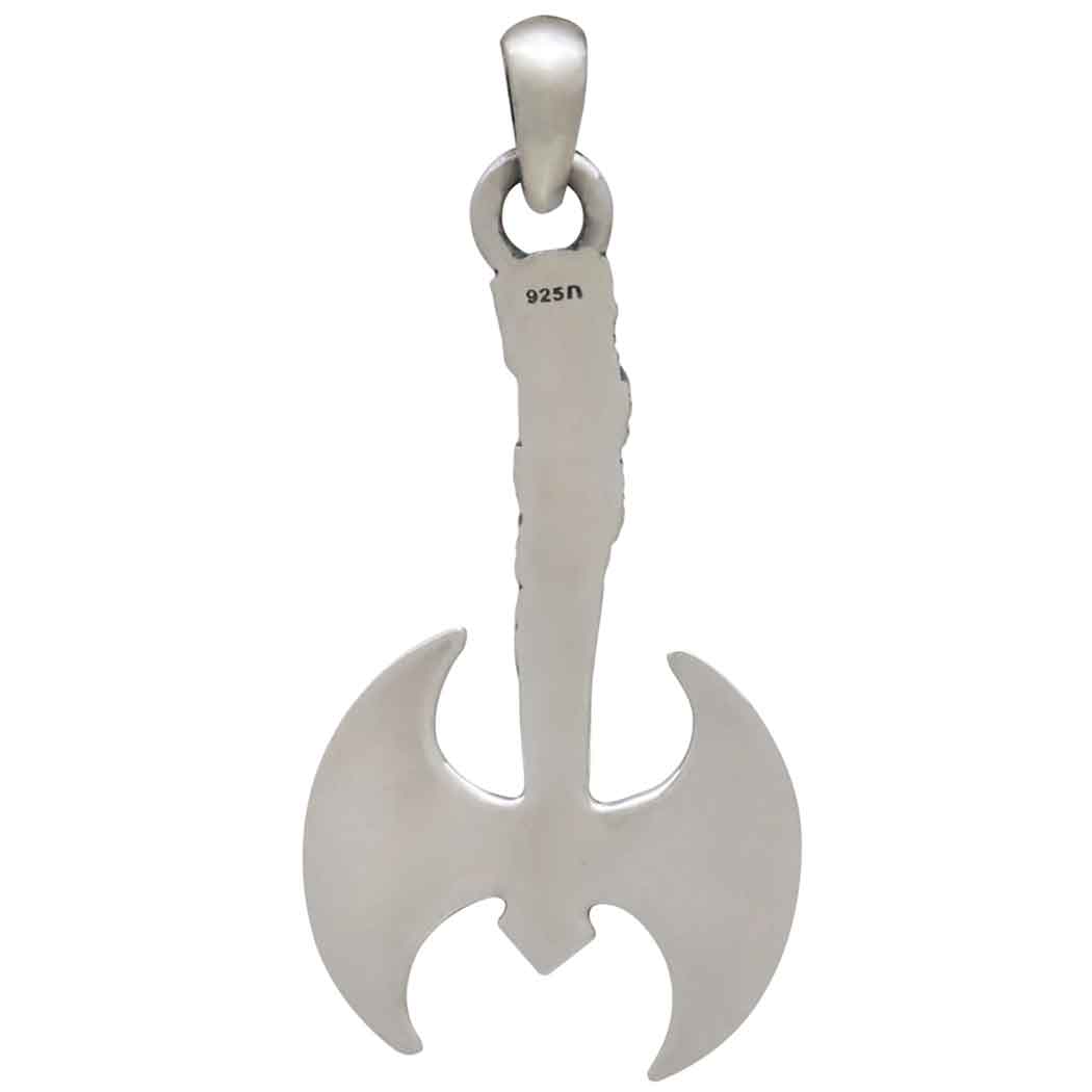 Sterling Silver Viking Axe Pendant - Tia Tynette Designs