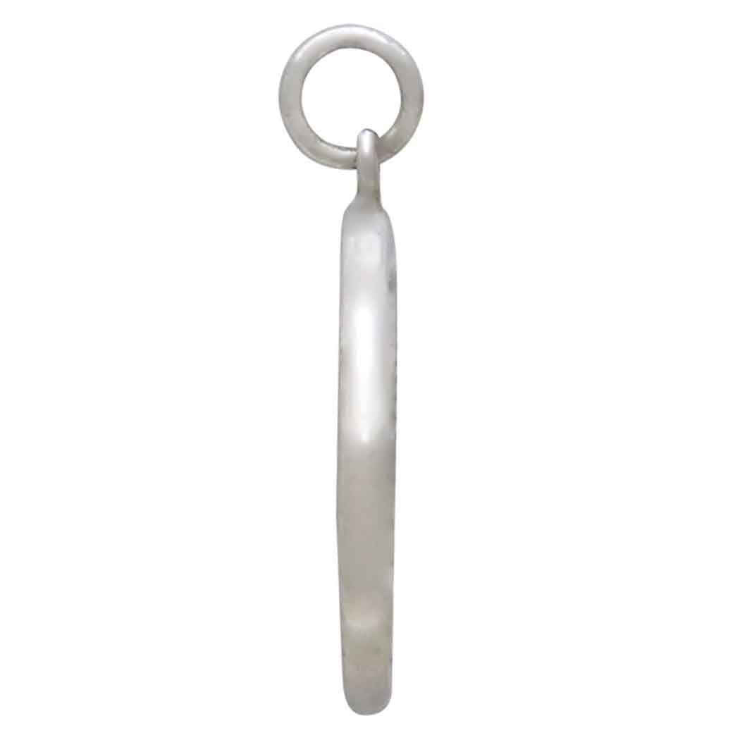 Sterling Silver Wax Seal Eye Charm - Tia Tynette Designs