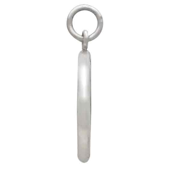 Sterling Silver Wax Seal Running Dog Charm