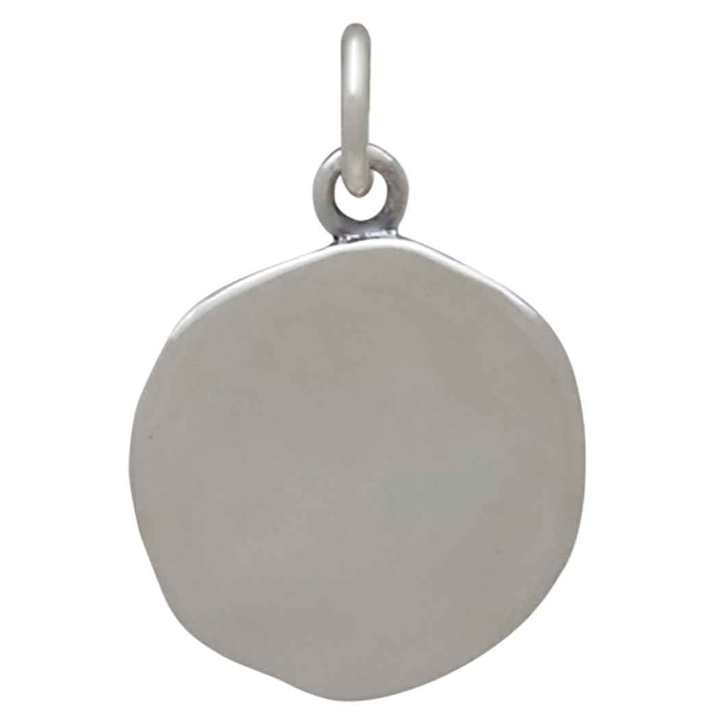 Sterling Silver Wax Seal Star of David Charm