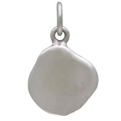 Silver Wax Seal with Bronze Crescent Moon Charm