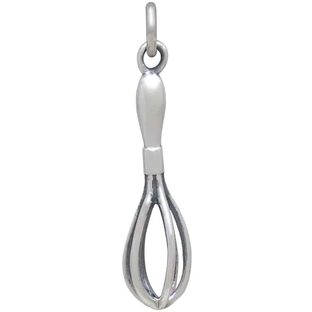 Sterling Silver Whisk Charm