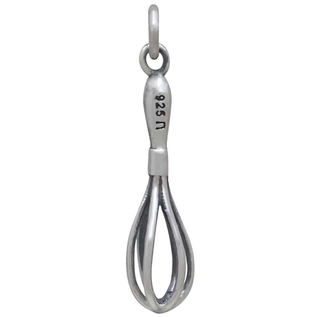 Sterling Silver Whisk Charm - Tia Tynette Designs