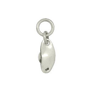 Sterling Silver One Pea in a Pod Charm - Food Charm - Poppies Beads n' More