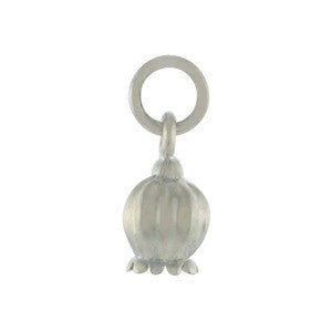 Sterling Silver Poppy Pod Charm - Poppies Beads n' More