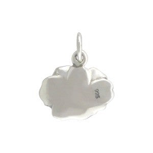 Sterling Silver Poppy Charm - Poppies Beads n' More