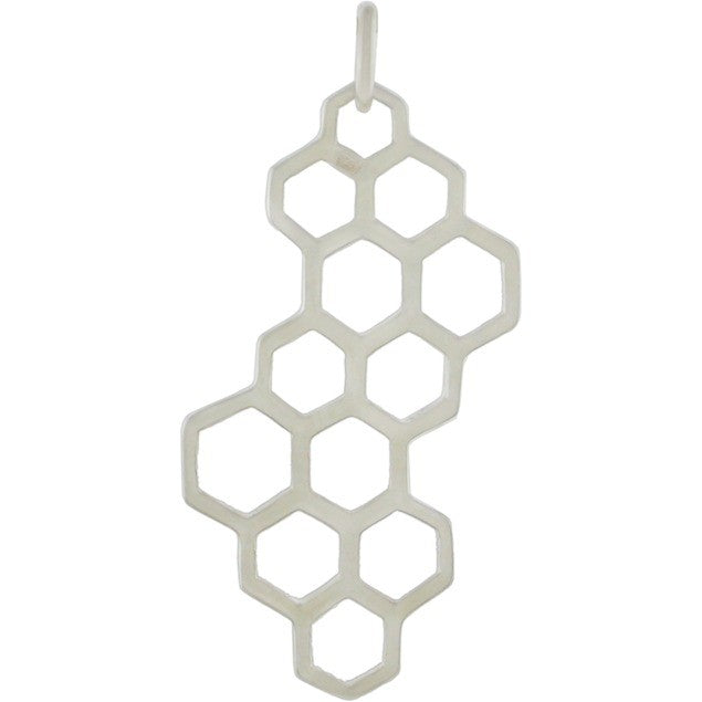 Honeycomb Charm - Poppies Beads n' More