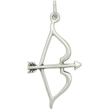 Bow and Arrow Charm - Poppies Beads n' More