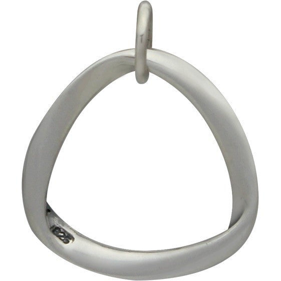 Sterling Silver Mobius Strip Link - Poppies Beads n' More