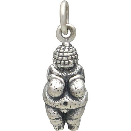 Sterling Silver Venus of Willendorf Charm - Poppies Beads n' More